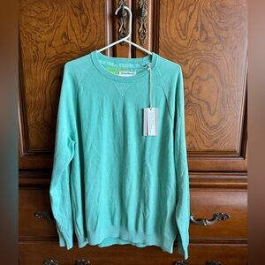 NWT Tommy Bahama Crewneck Waffle Weave Sweater